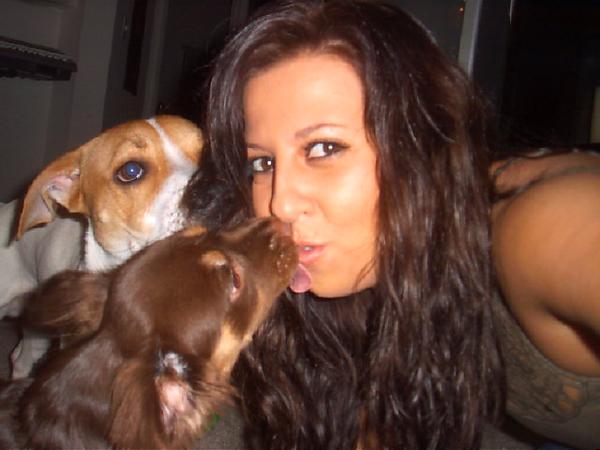 cara and both of her dogs